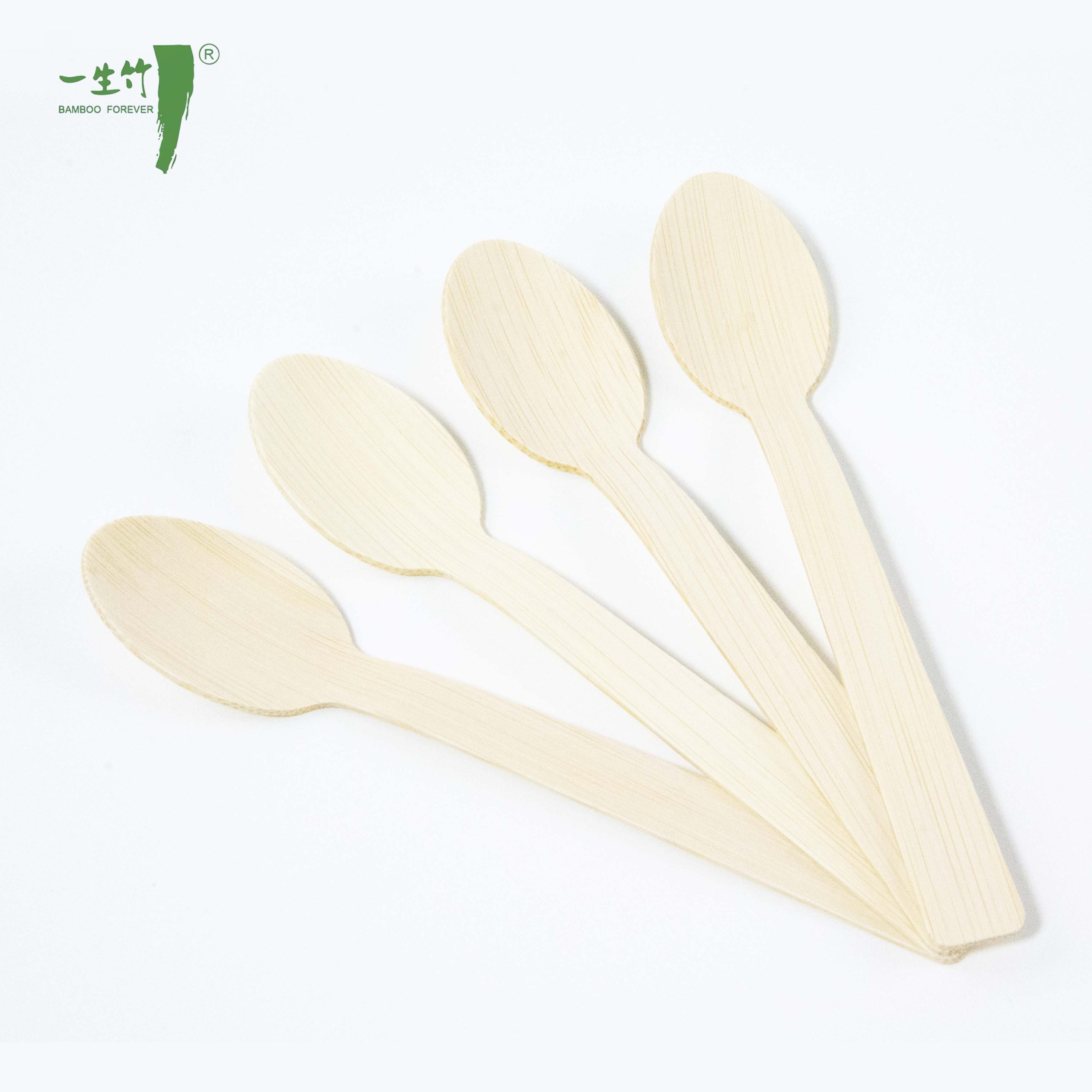 Cucchiai Monouso in Bambù Personalizzati all’Ingrosso