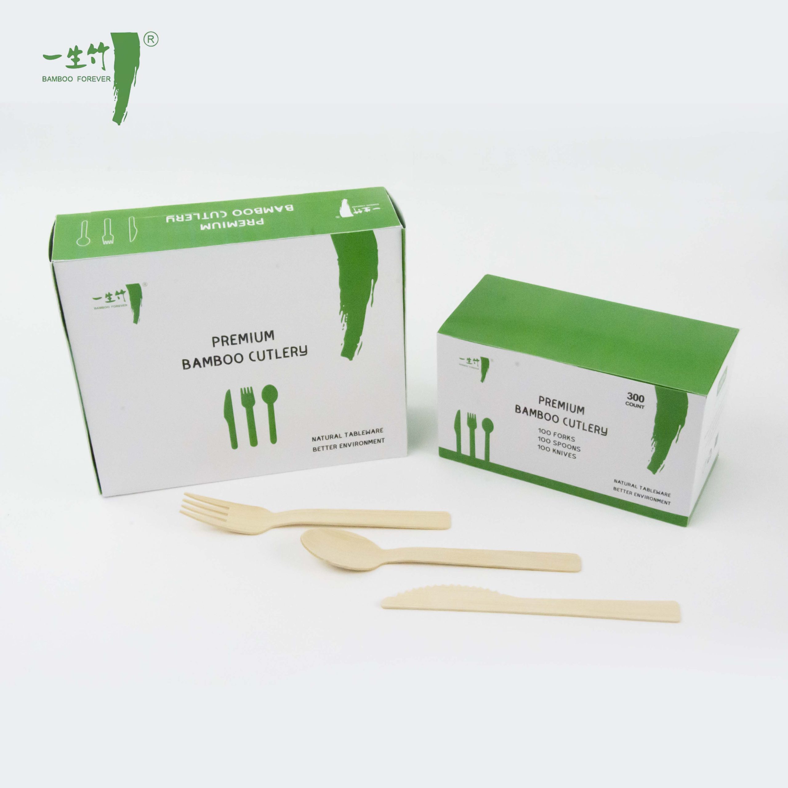 Confezioni Personalizzate per Posate Monouso Biodegradabili in Bambù