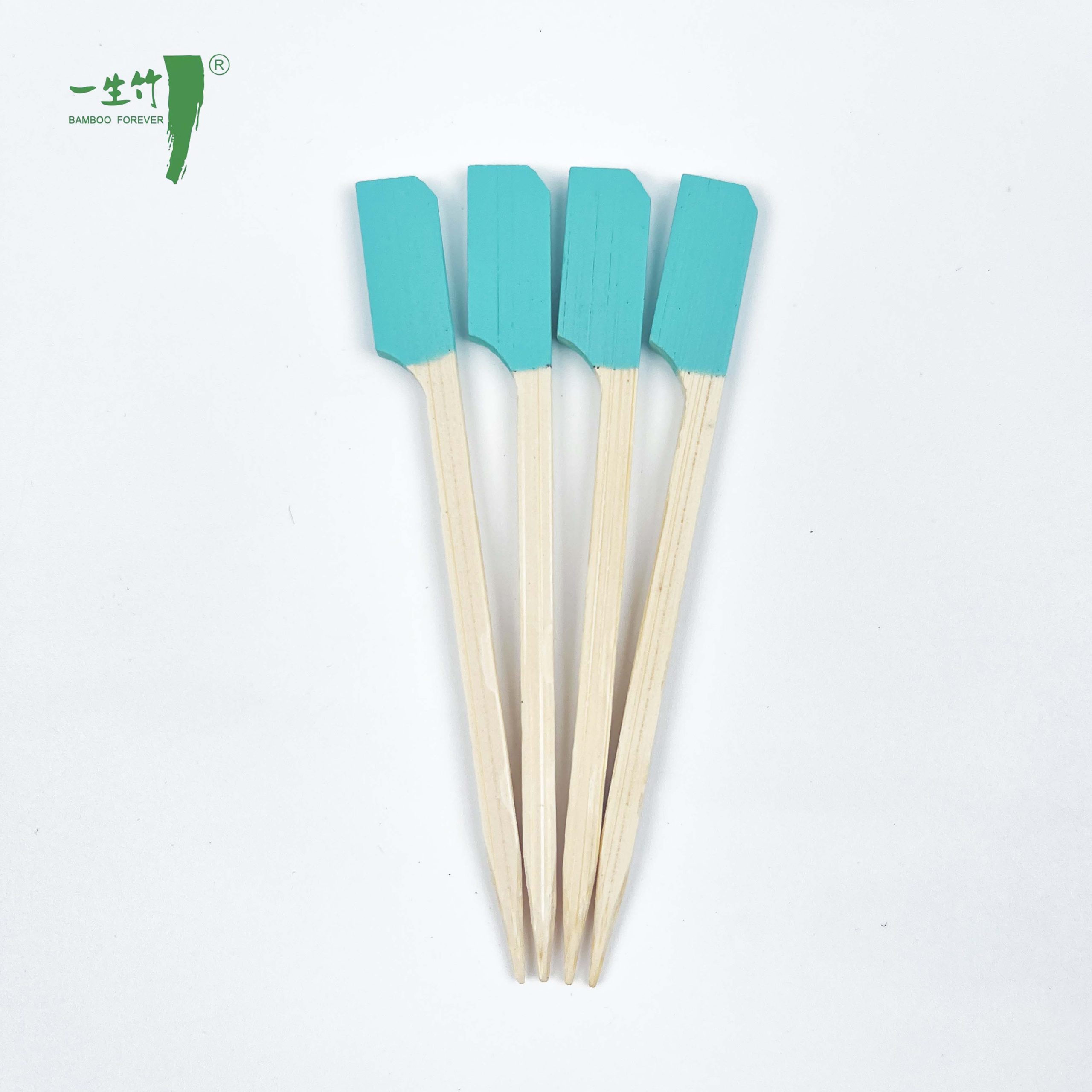 Spiedini Teppo Monouso in Bambù Naturale ed Ecocompatibile per BBQ